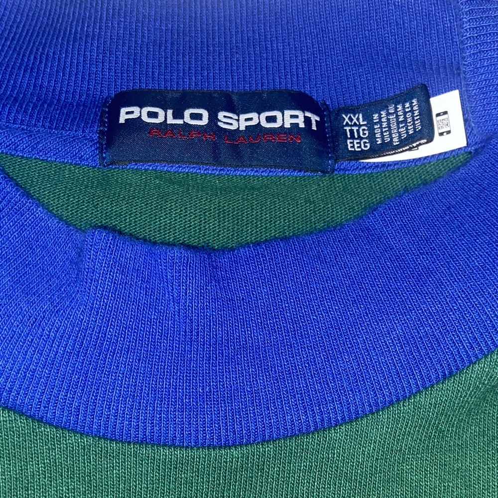 Polo by Ralph Lauren Blue and Green Men's Shirt